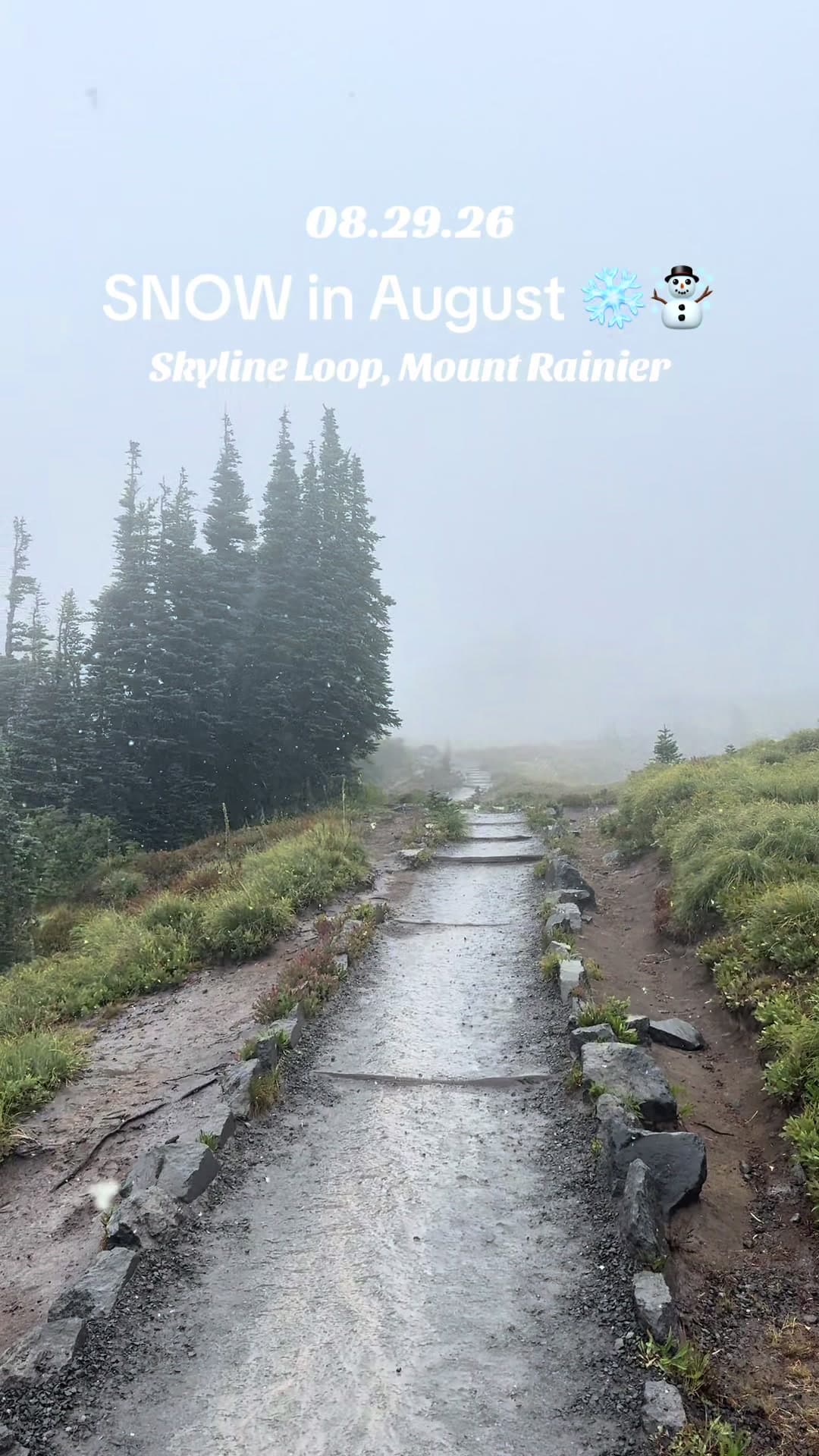 Skyline Loop Shrugged Off a Dusting and Stayed Open, Hiker Reports
