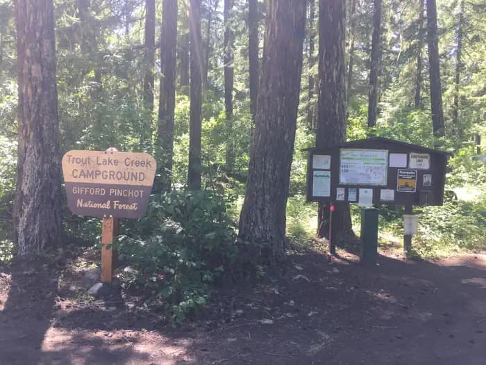 TROUT LAKE CREEK CG (WA) GIFFORD PINCHOT NF