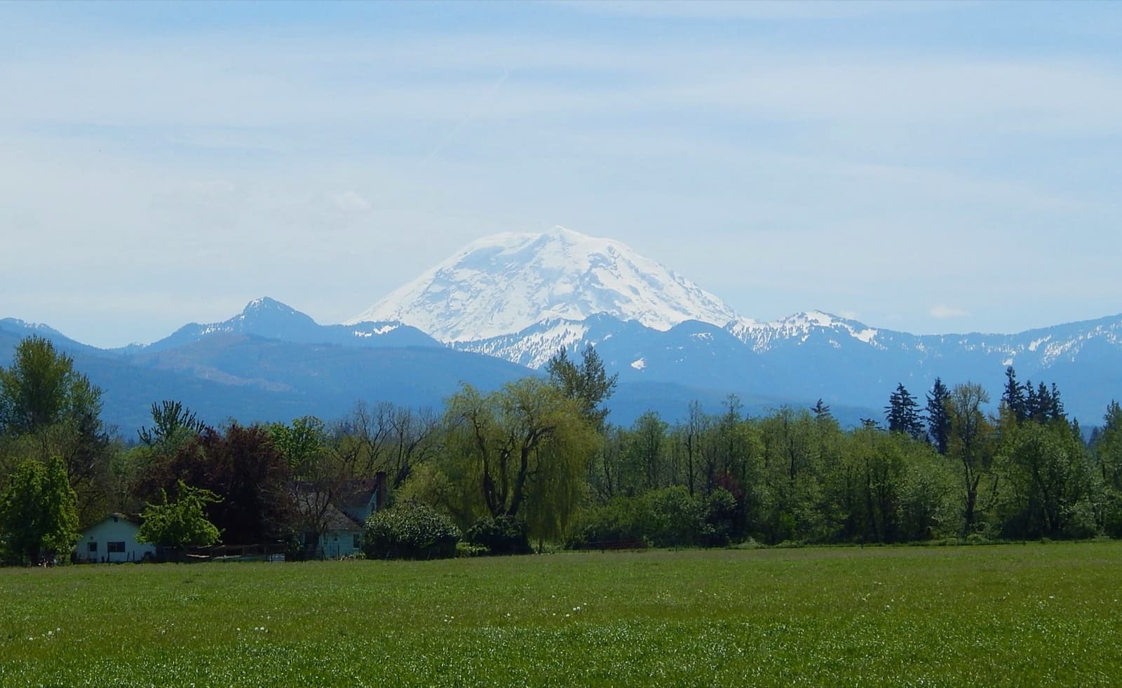 Mount Rainier seen from Enumclaw