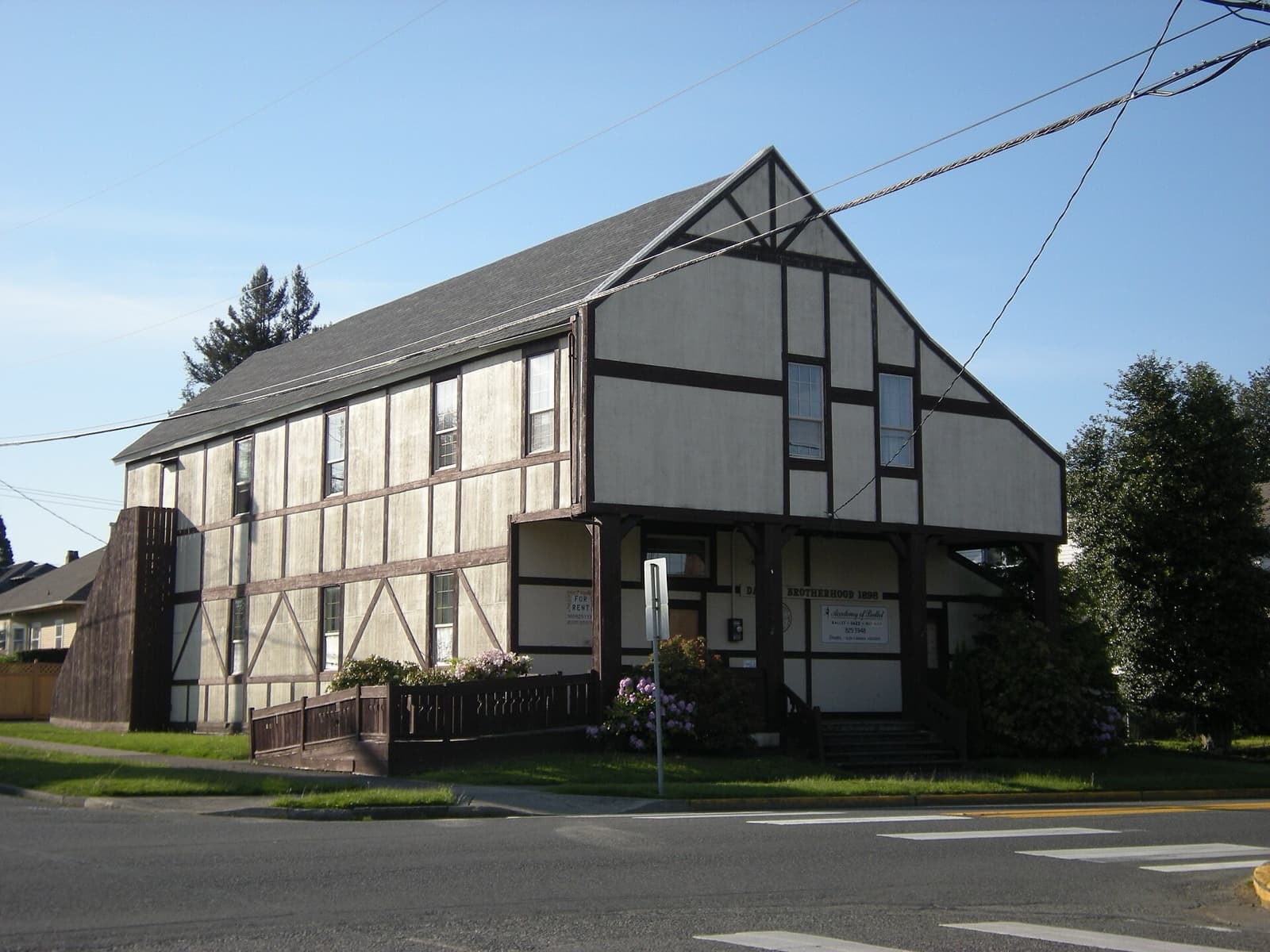 The Danish Brotherhood Hall in Enumclaw, originally built in the 1890s at Birch, about five miles north of town